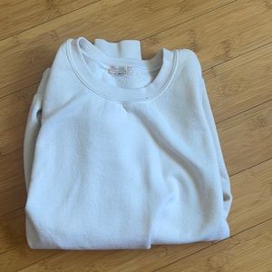 Light yellow/white brandy melville sweatshirt